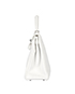 Kelly 32 Veau Taurillon Clemence Leather In White, bottom view